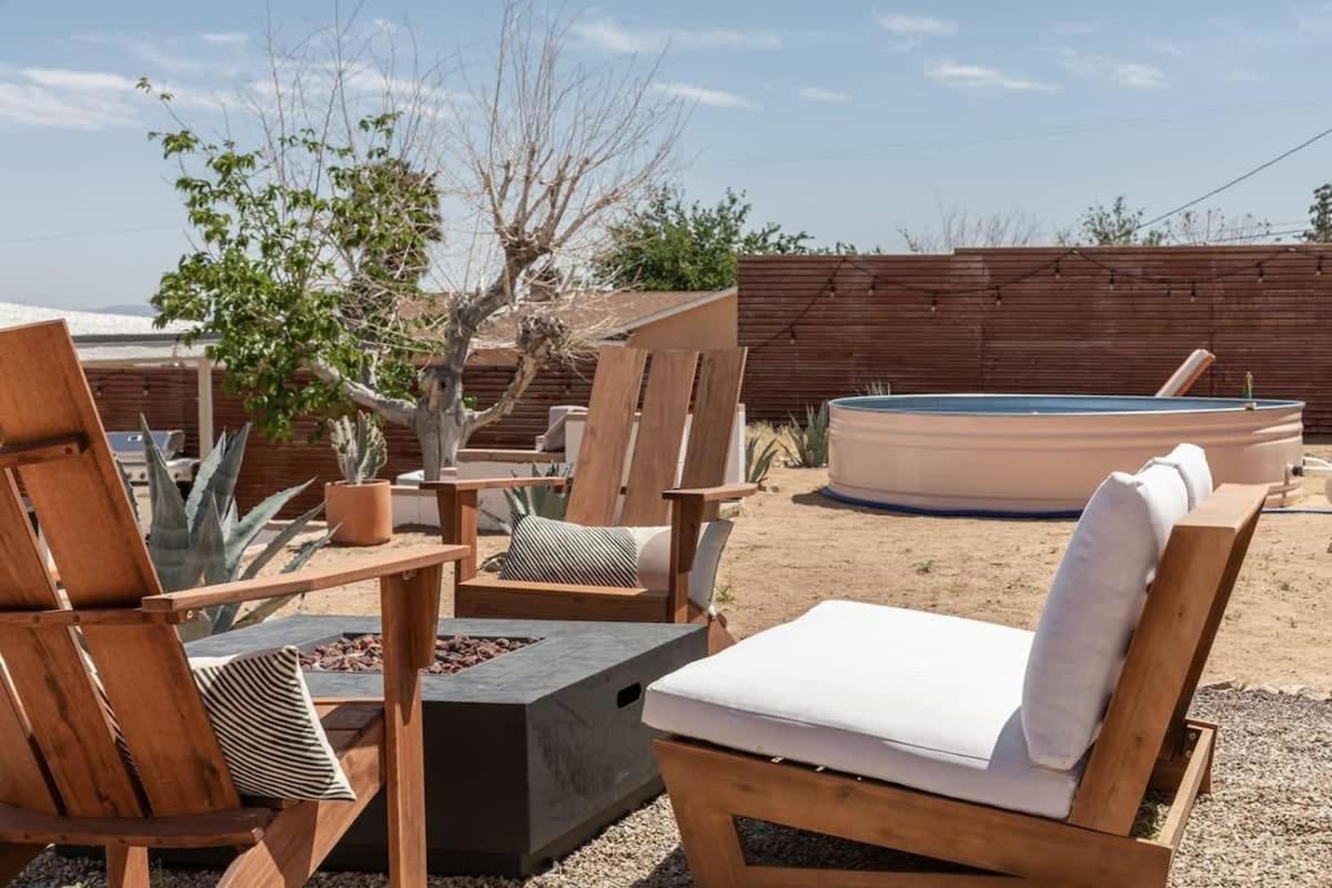 Joshua Tree - Le Tout Petit W Hot Tub Exterior foto